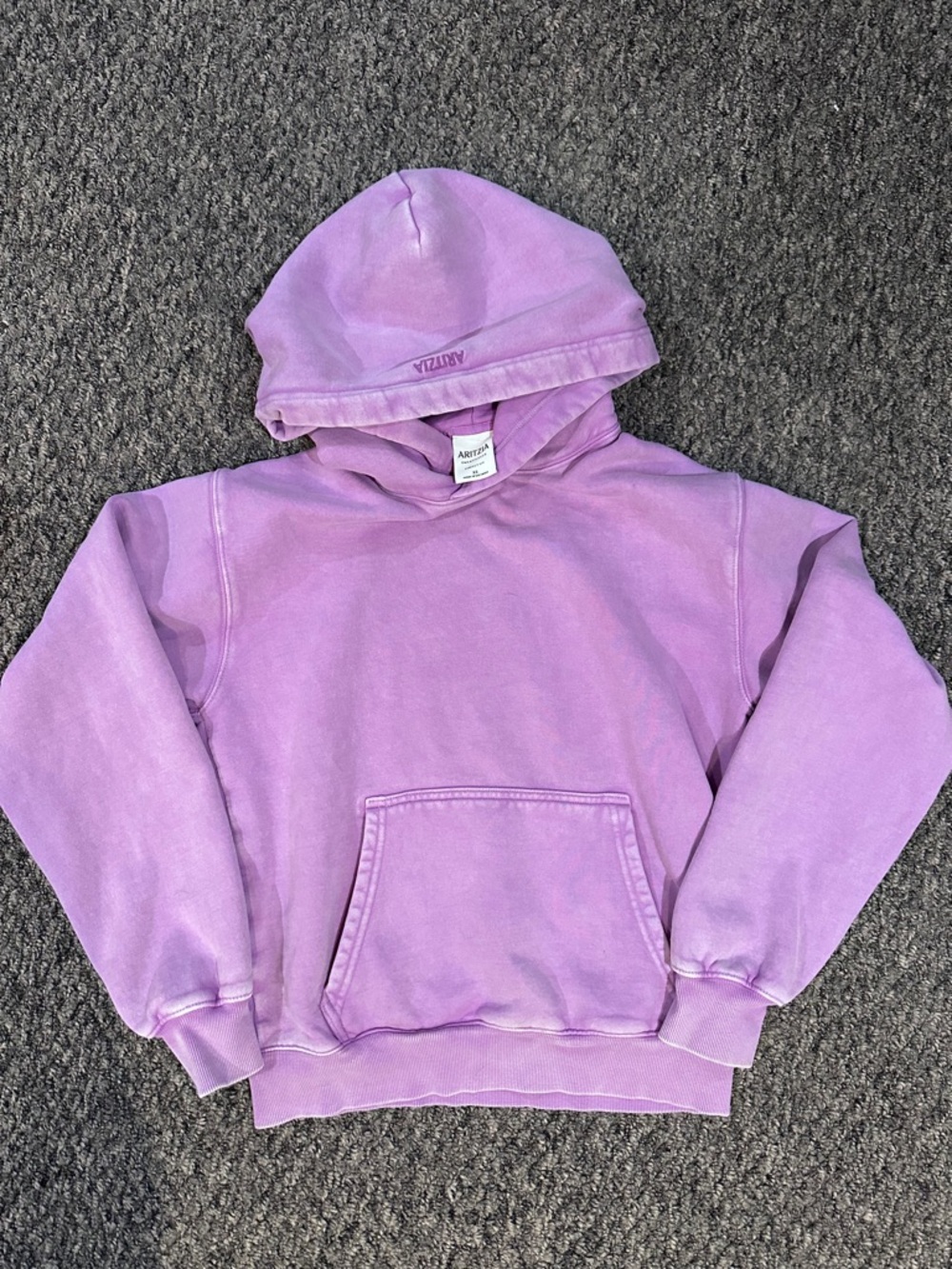 Aritzia Lilac Pullover Hoodie - Light Lavender Sweatshirt